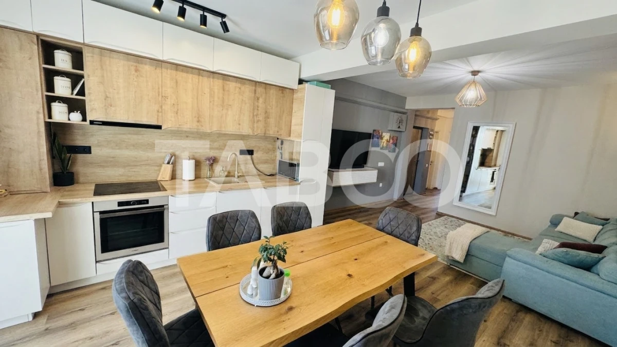 Apartament modern 3 camere 2 bai 2 locuri de parcare 66m Selimbar - 4