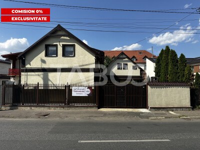 Casa individuala de vanzare acces auto in curte pe malul Cibinului
