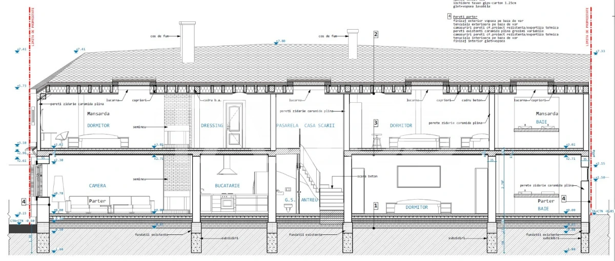 Proiect autorizat de reabilitare casa individuala in centrul Sibiului - 8