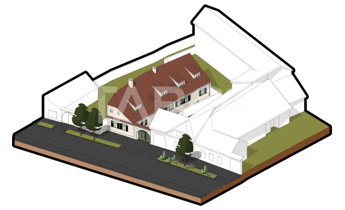 Proiect autorizat de reabilitare casa individuala in centrul Sibiului - 4
