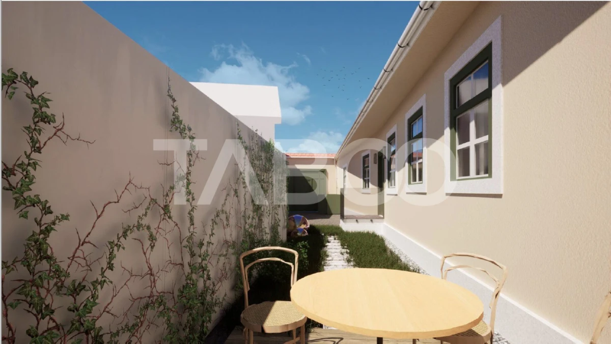 Proiect autorizat de reabilitare casa individuala in centrul Sibiului - 3