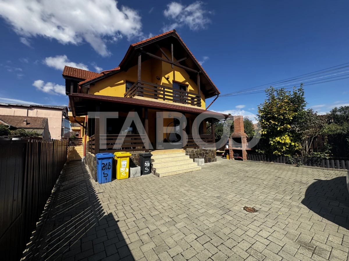 Casa de vanzare cu 5 camere 3 bai curte privata Turnisor Sibiu - 1