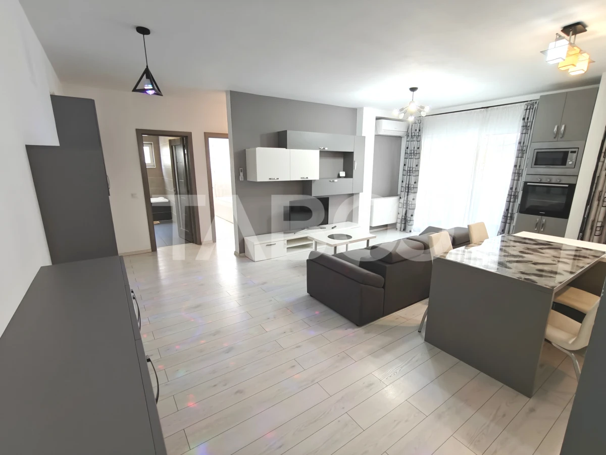 Apartament modern 3 camere - mobilat si utilat - balcon si parcare - 4