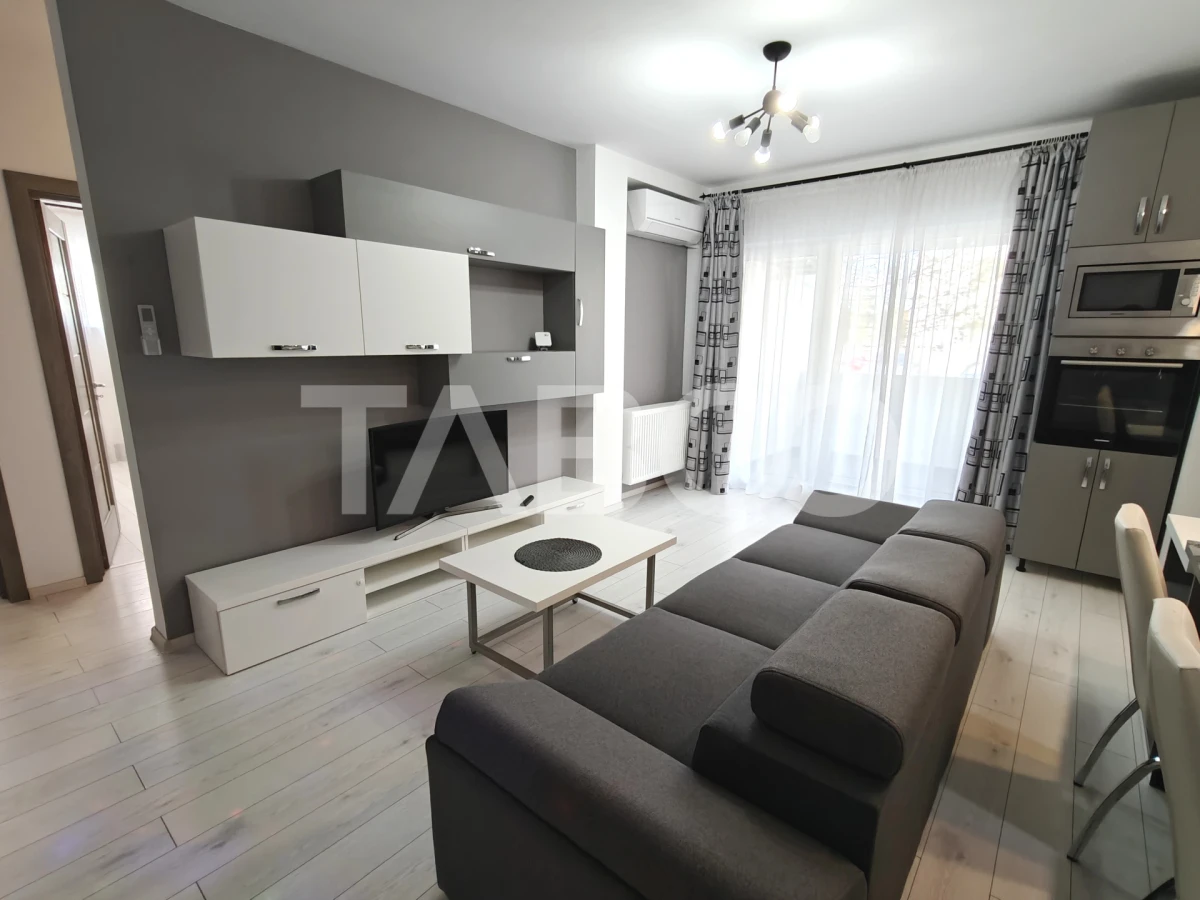 Apartament modern 3 camere - mobilat si utilat - balcon si parcare - 2