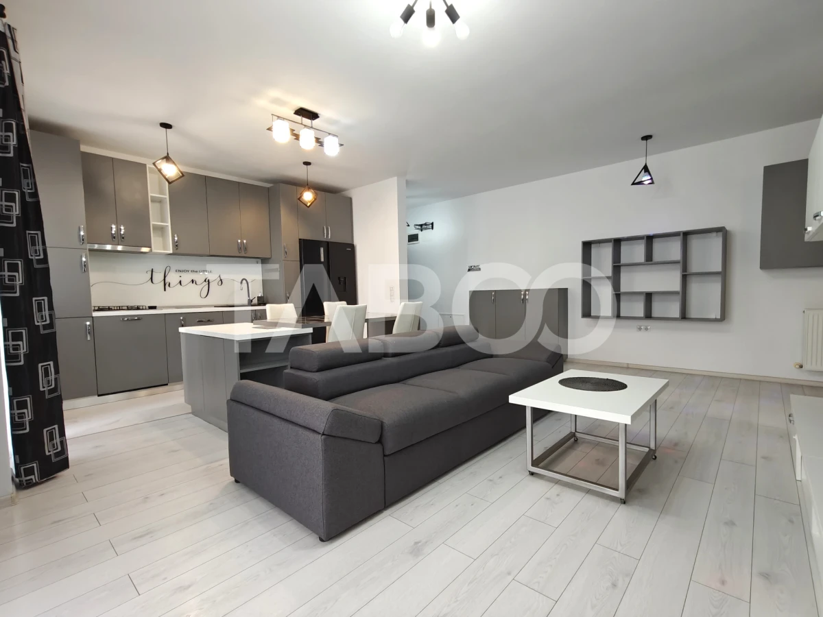 Apartament modern 3 camere - mobilat si utilat - balcon si parcare - 1