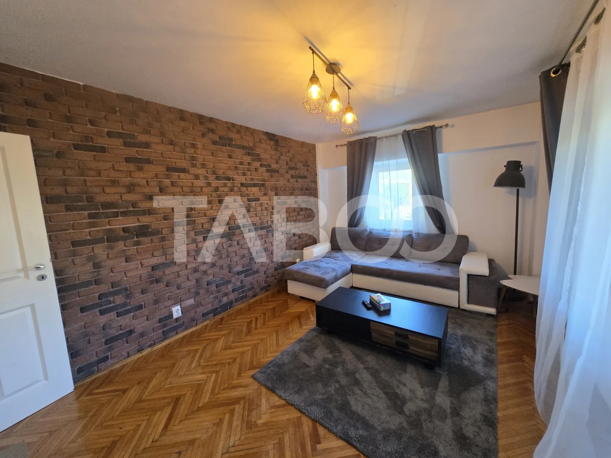 Apartament 2 camere de inchiriat decomandat 55mp zona Sub Arini Sibiu - 2