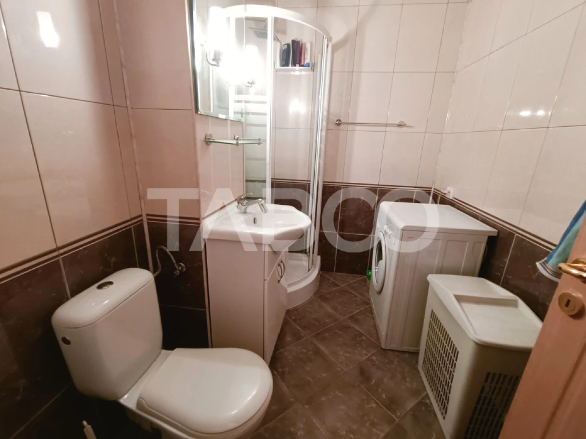 Apartament cu 3 camere 2 bai 63 mp utili etaj 1 in Sibiu zona Turnisor - 9