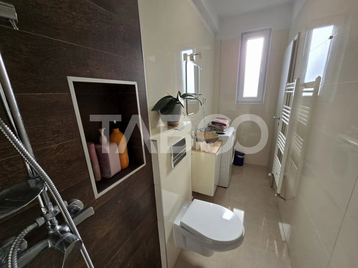 Penthouse 4 camere mobilat 2 bai 2 parcari terasa 72 mp Turnisor Sibiu - 10