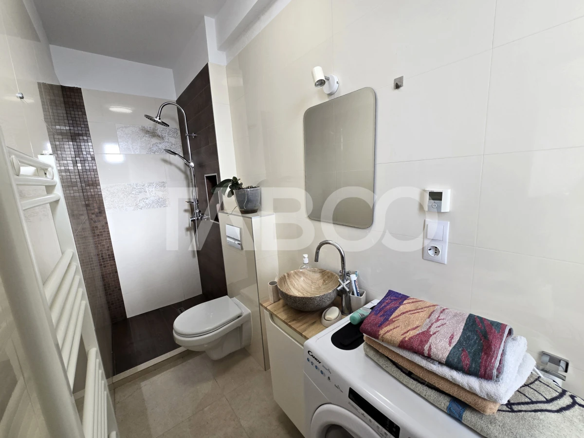 Penthouse 4 camere mobilat 2 bai 2 parcari terasa 72 mp Turnisor Sibiu - 9