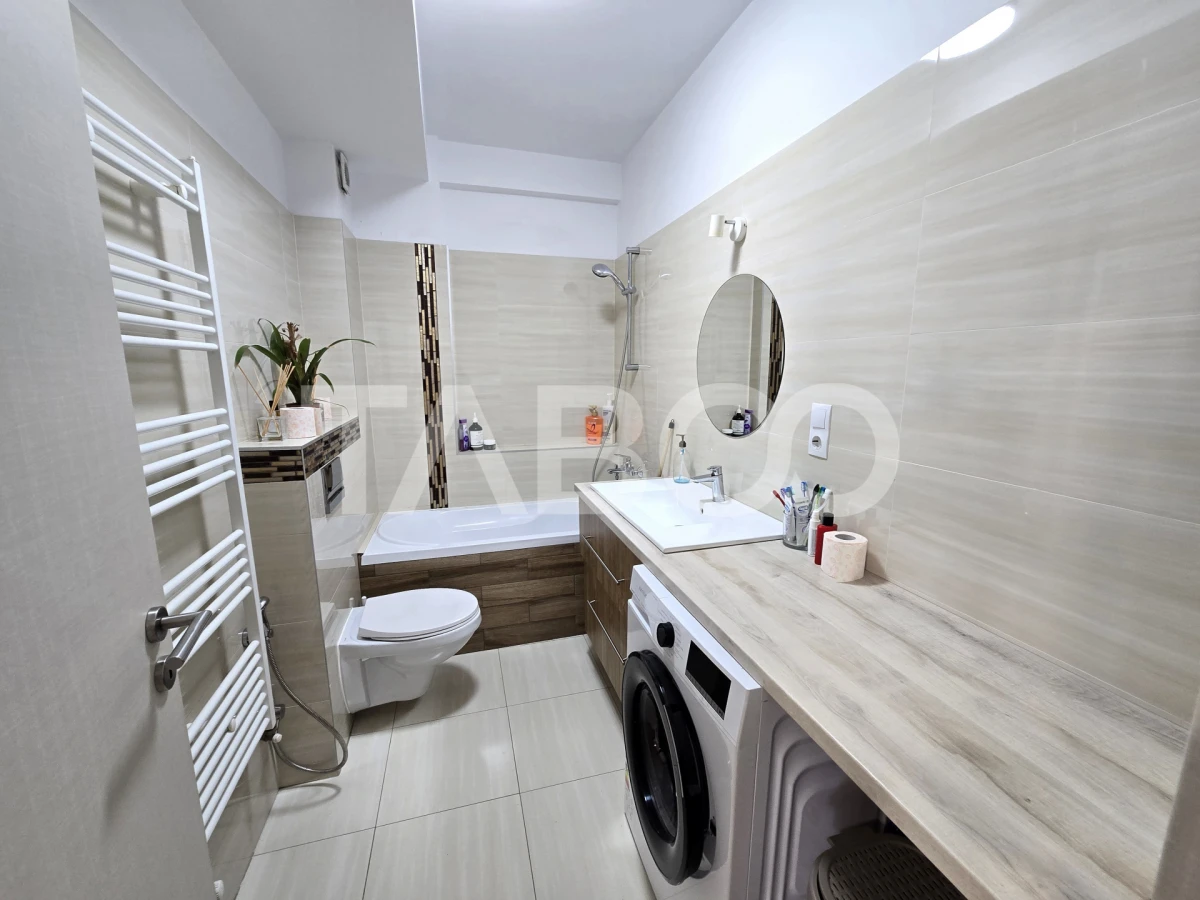 Penthouse 4 camere mobilat 2 bai 2 parcari terasa 72 mp Turnisor Sibiu - 7
