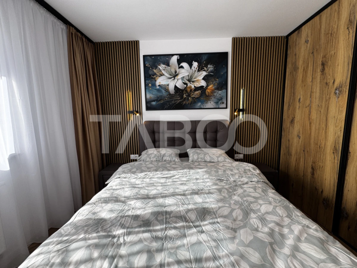 Apartament de lux cu 2 camere 60 mpu plus balcon etaj 3 Rahovei Sibiu - 9