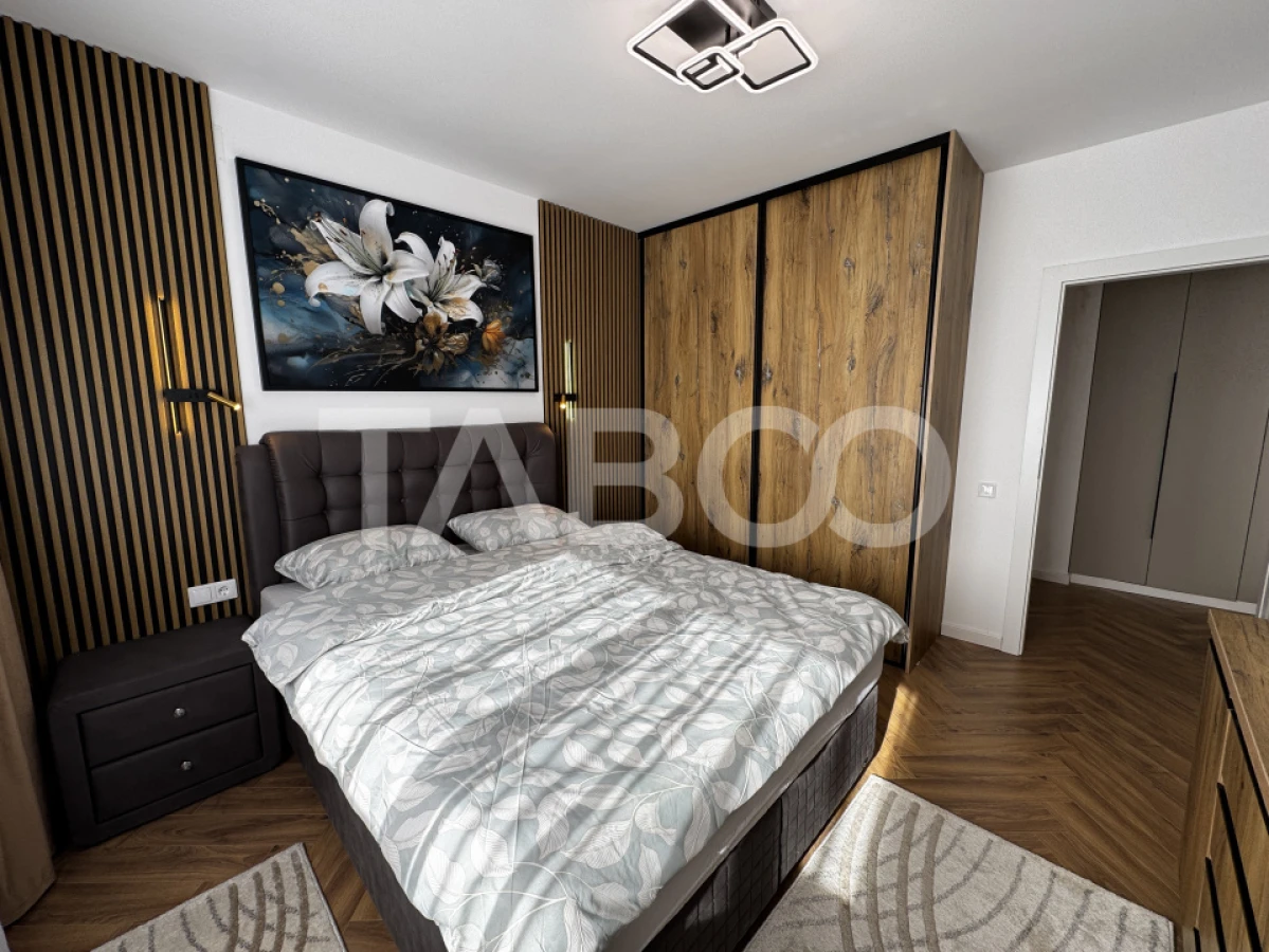 Apartament de lux cu 2 camere 60 mpu plus balcon etaj 3 Rahovei Sibiu - 6