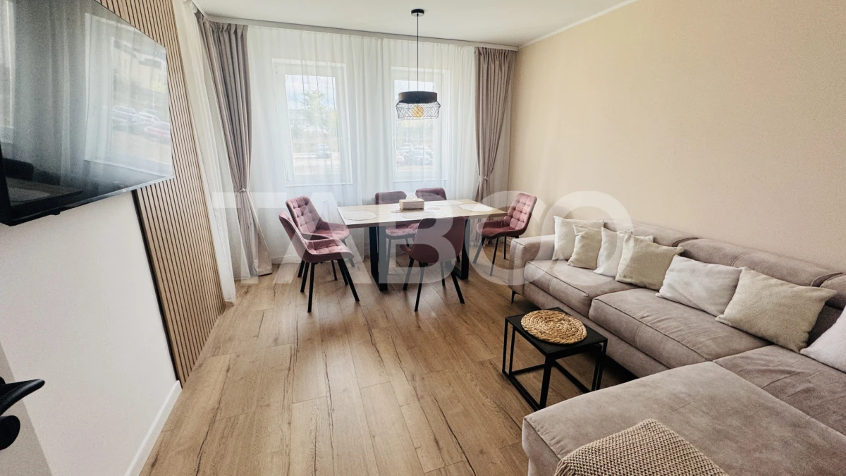 Apartament modern 63mpu 3 camere 2 bai 2 parcari de vanzare Sibiu - 10