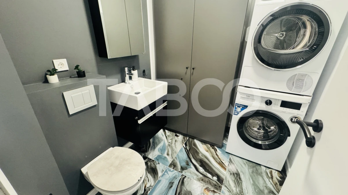 Apartament modern 63mpu 3 camere 2 bai 2 parcari de vanzare Sibiu - 7