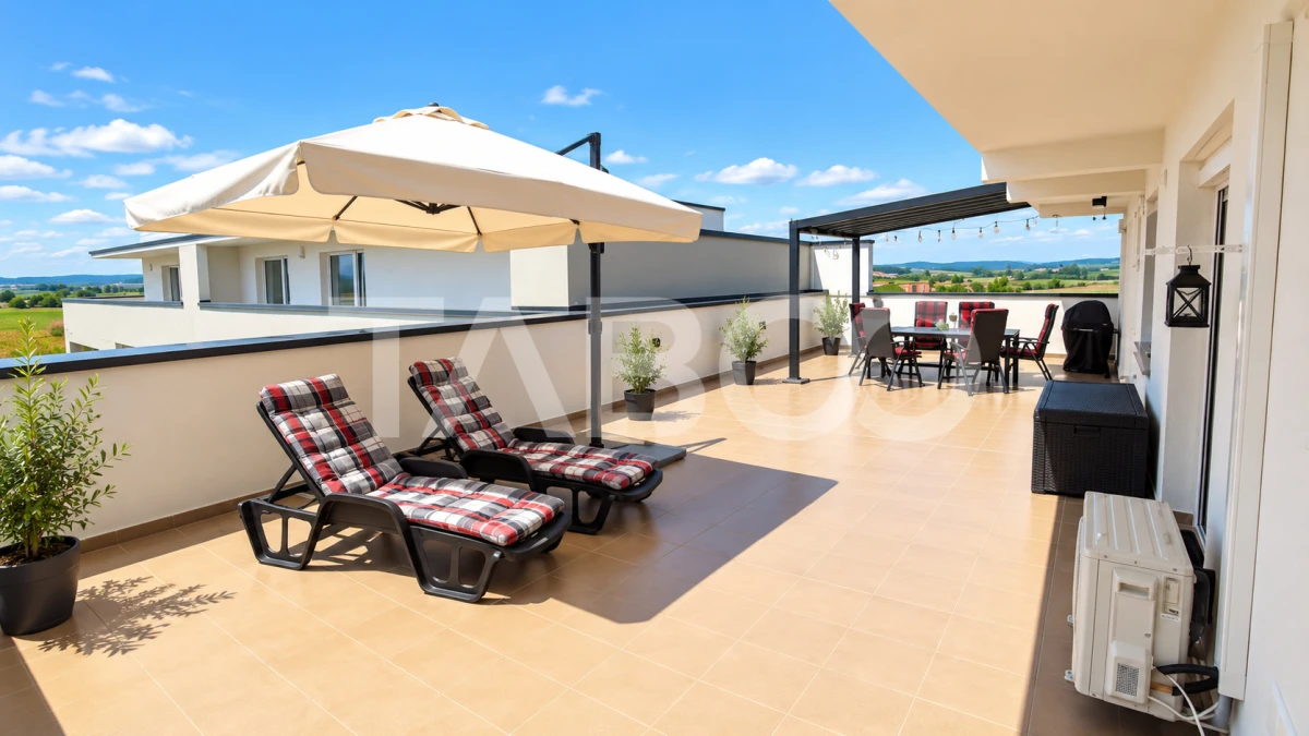 Penthouse de inchirat cu 3 camere balcon terasa generoasa Turnisor - 5