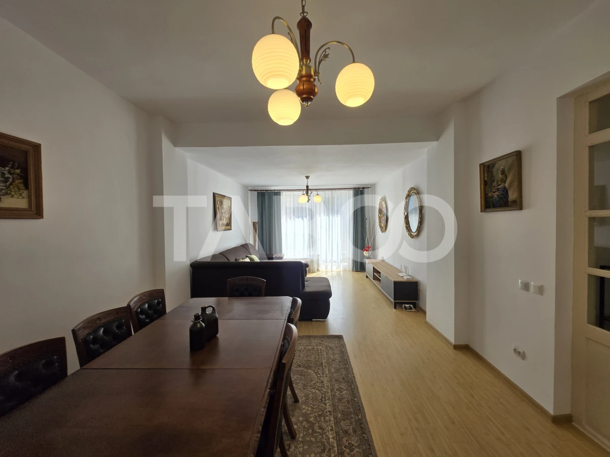 Apartament 4 camere de inchiriat 140 mp cu garaj zona Rahovei Sibiu - 10