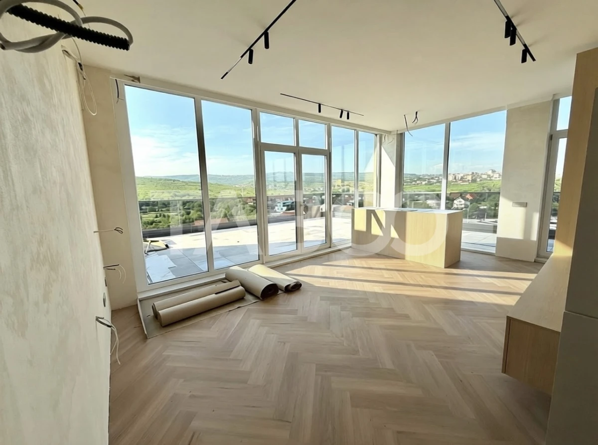 Penthouse de vanzare zona Gheorgheni vedere panoramica finisat premium - 1