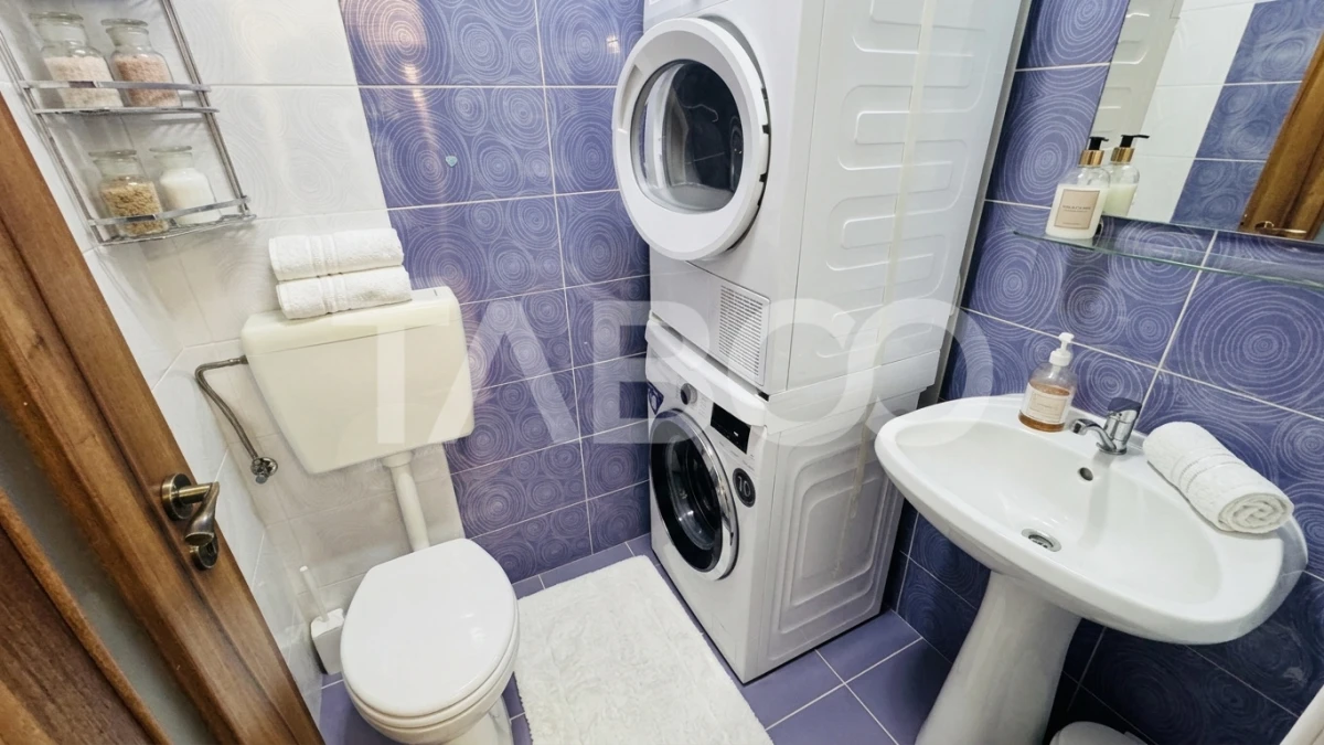 Apartament 3 camere de vanzare MOBILAT UTILAT 2 bai 1 parcare Selimbar - 9