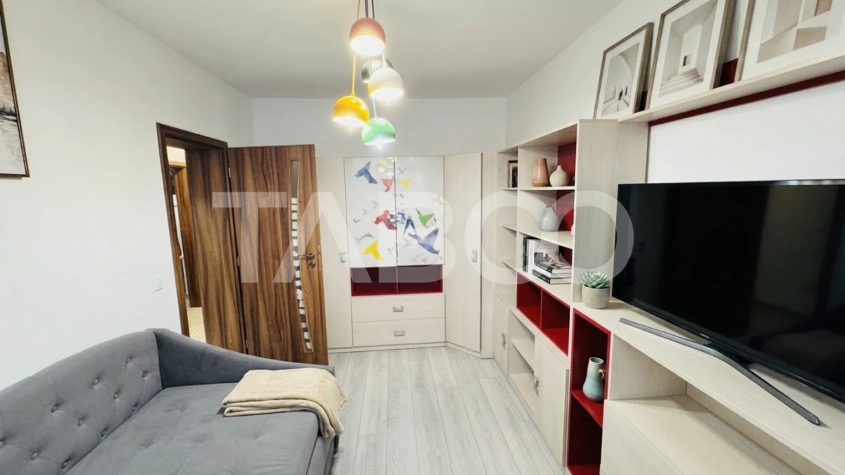 Apartament 3 camere de vanzare MOBILAT UTILAT 2 bai 1 parcare Selimbar - 6