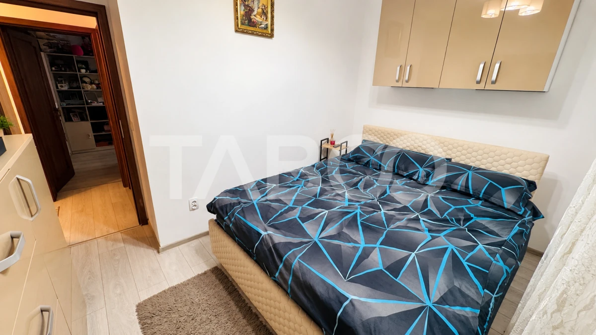 Apartament 3 camere de vanzare MOBILAT UTILAT 2 bai 1 parcare Selimbar - 5