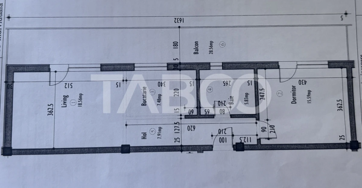 Apartament 3 camere in bloc nou Cartier Marasti terasa generoasa - 8