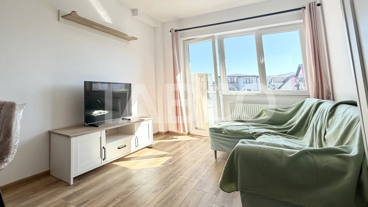 Apartament cu 2 camere finisat de vanzare in bloc modern nou Floresti - 4