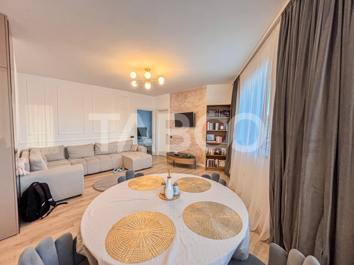 Apartament cu 3 camere in zona Vivo utilat si mobilat modern - 4