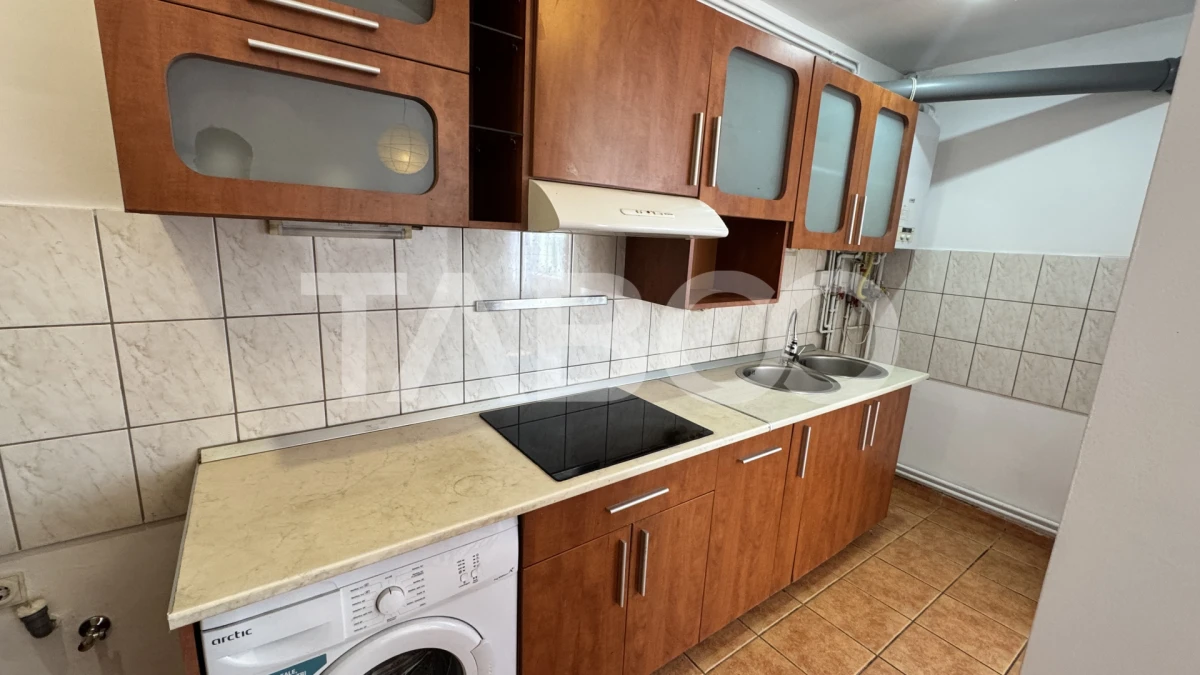 Apartamanet 3 camere de inchiriat mobilat utilat 100 mpu CENTRAL Sibiu - 3