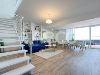 Penthouse de vanzare 2 nivele 160 mp utili 75 mp terasa cu garaj
