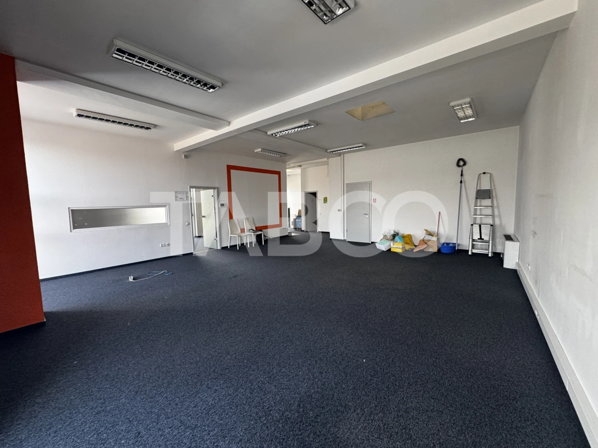 Spatiu comercial de inchiriat 133 mpu vizibilitate buna parcari Sibiu - 1