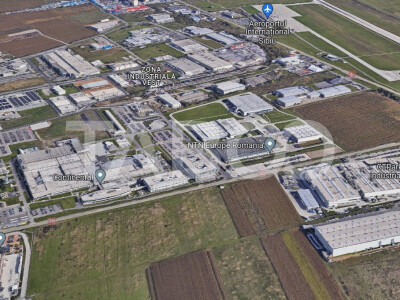 Teren intravilan 2 ha deschidere drum zona Industriala Vest Sibiu