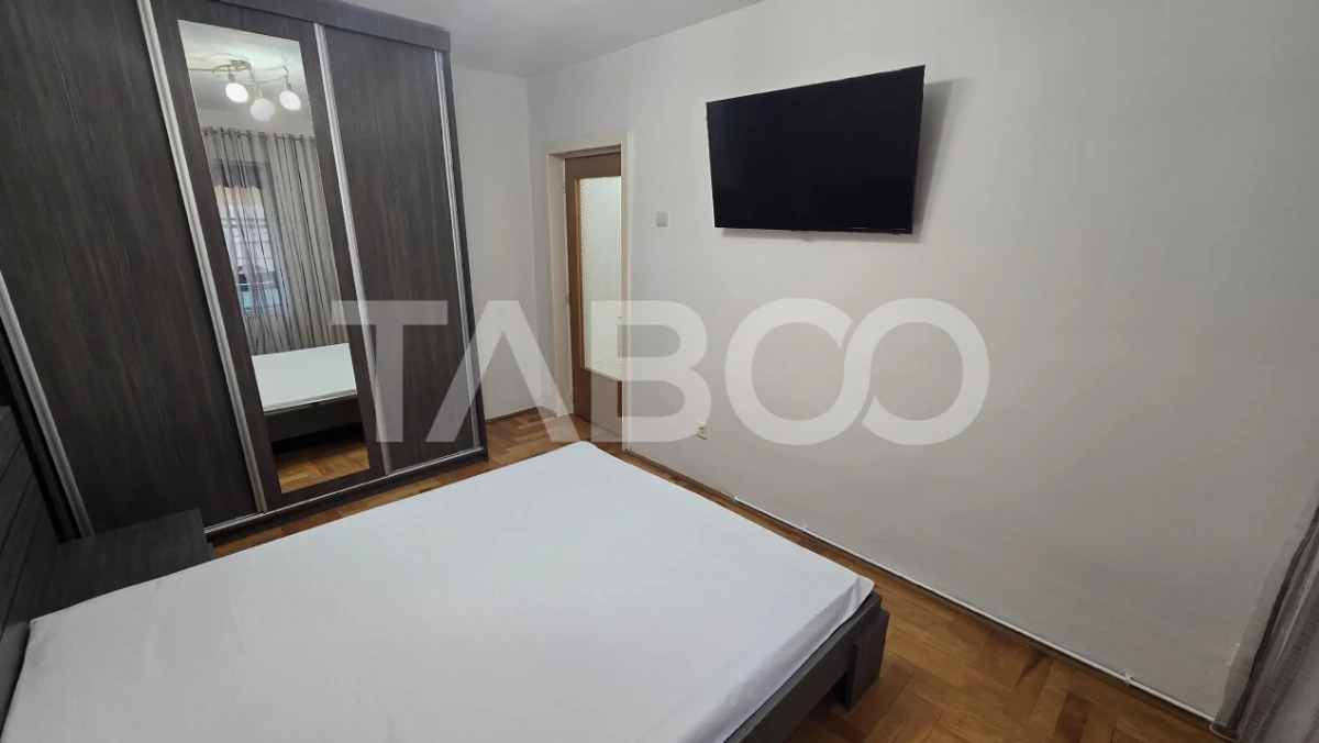 Apartament de inchiriat Central 3 camere balcon 2 bai mobilat utilat - 5