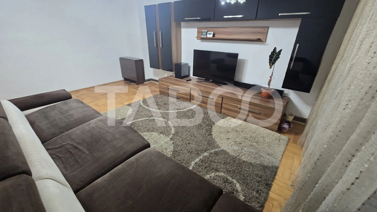 Apartament de inchiriat Central 3 camere balcon 2 bai mobilat utilat - 2