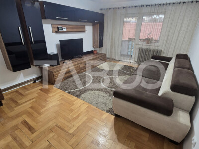 Apartament de inchiriat Central 3 camere balcon 2 bai mobilat utilat