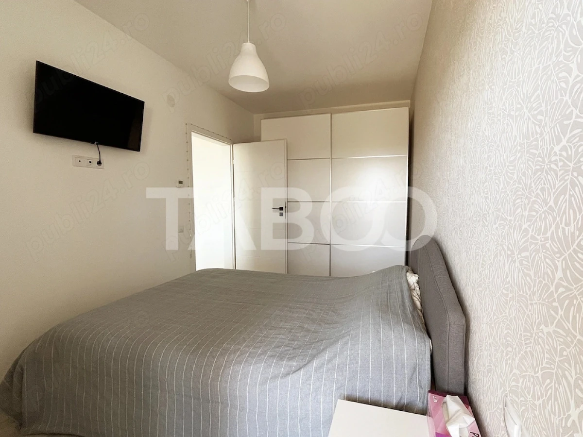 Apartament la prima inchiriere 2 camere balcon parcare si lift Sibiu - 7