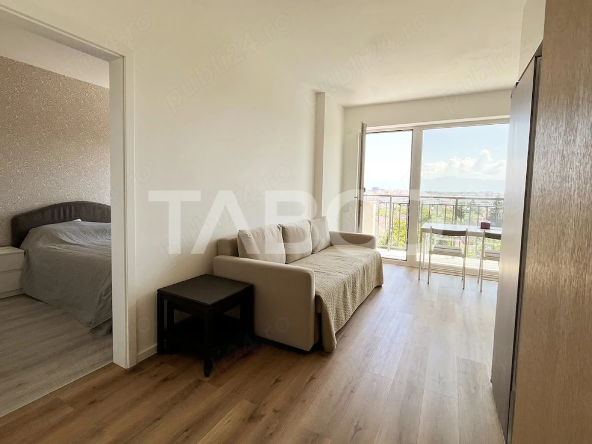 Apartament la prima inchiriere 2 camere balcon parcare si lift Sibiu - 5