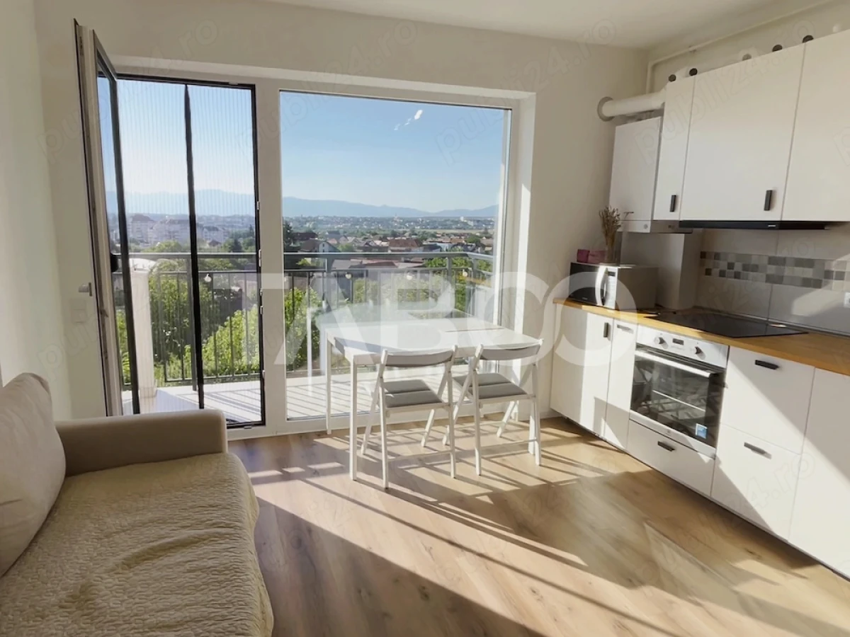 Apartament la prima inchiriere 2 camere balcon parcare si lift Sibiu - 2