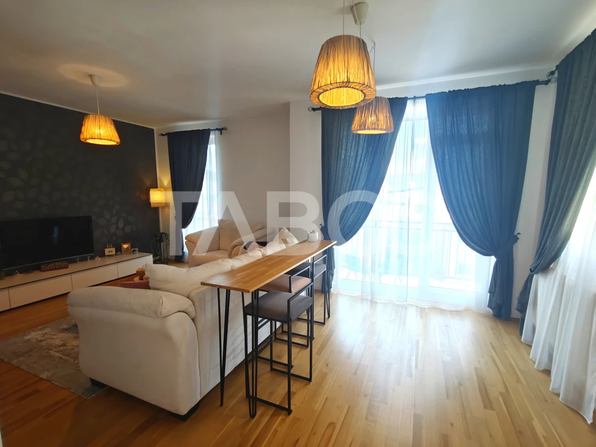 Apartament 3 camere 2 bai 76 mp utili + pod in Selimbar - zona Brana - 1
