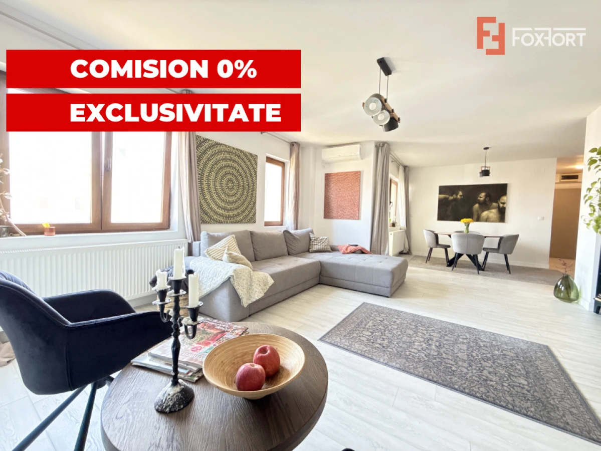 COMISION0% | Penthouse cu 3 camere | 118 mp | Parcare subterana | Torontalului - 1