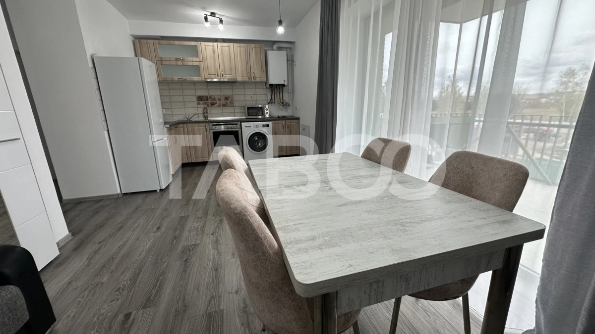 Apartament 2 camere modern bloc cu lift parcare zona Piata Cluj Sibiu - 4