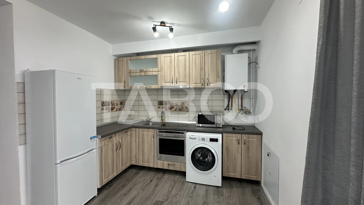 Apartament 2 camere modern bloc cu lift parcare zona Piata Cluj Sibiu - 3