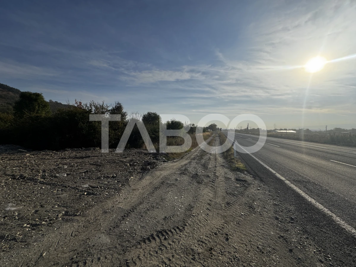 Teren extravilan 6700 mp intre DN si autostrada iesire Cristian Sibiu - 5