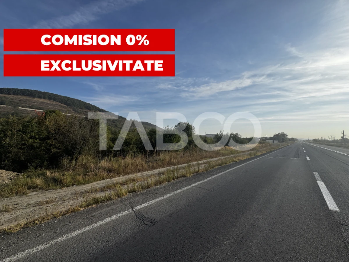 Teren extravilan 6700 mp intre DN si autostrada iesire Cristian Sibiu - 1