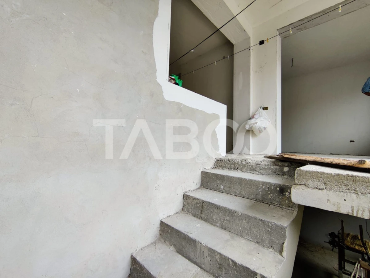 Comision 0% Casa tip duplex de vanzare 6 camere cu teren Saliste Sibiu - 10