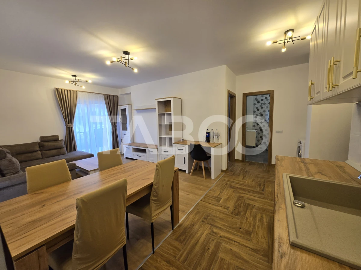 Apartament nou 3 camere de inchiriat 70mpu zona Turnisor Sibiu - 1