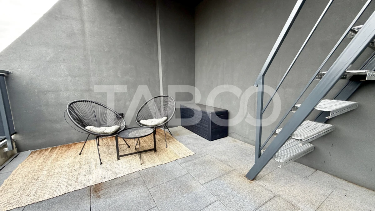 Penthouse panoramic de vanzare la cheie cu terasa de 40 mp Floresti - 10