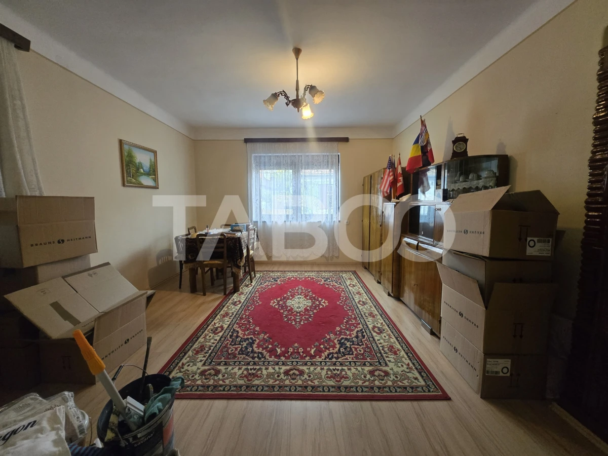 Casa individuala de vanzare pe un nivel teren 623mp Turnisor Sibiu - 2