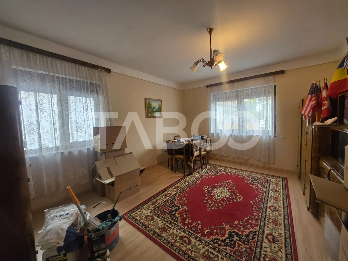 Casa individuala de vanzare pe un nivel teren 623mp Turnisor Sibiu - 1