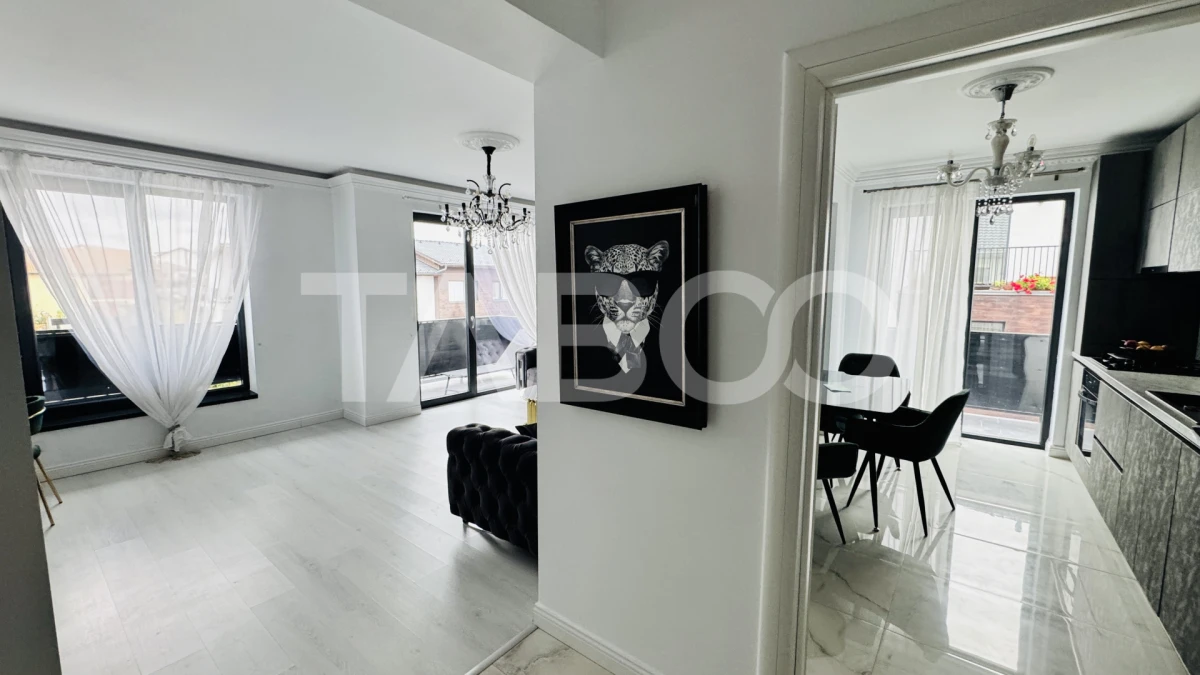Apartament modern 3 camere 3 balcoane 2 bai 2 locuri parcare Selimbar - 9