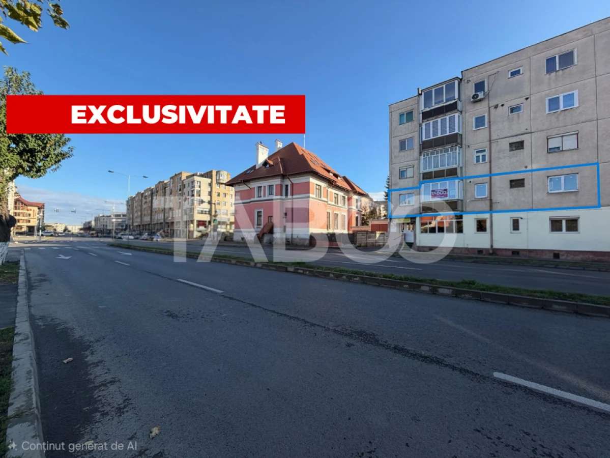 Apartament 70 mp semidecomandat 3 camere balcon 6 mp Bulevardul Unirii - 1
